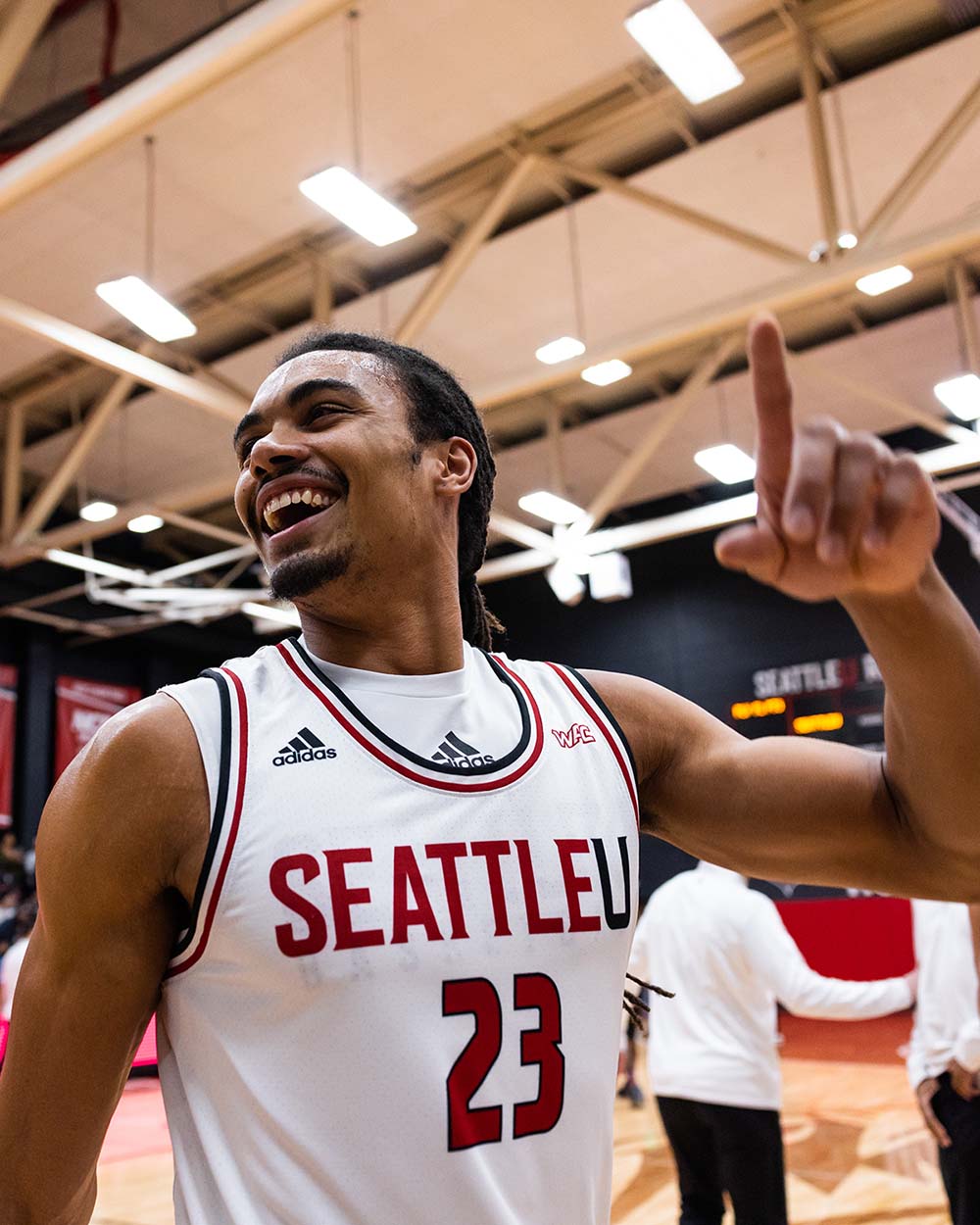 SU Redhawks basketball player Reiley 23.